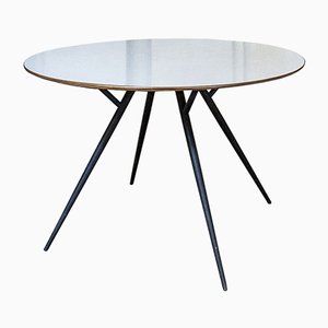 Iron, Ant, and Brass Dining Table, 1950s
