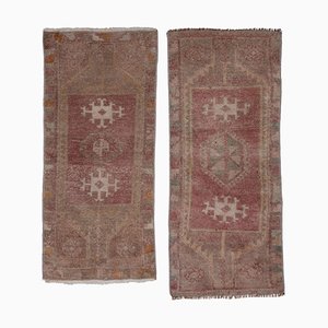 Distressed Turkish Small Rugs, 1970s, Set of 2