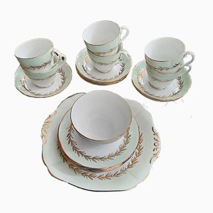 Geschirr Set von Adderley Potteries, 1950er, Set of 20