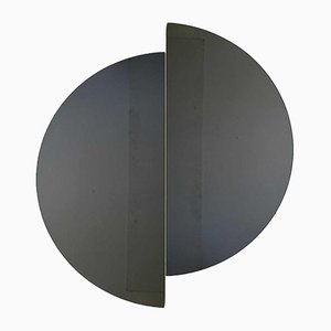 Luna™ Half Moon Black Tinted Frameless Mirror Oversized by Alguacil & Perkoff Ltd, Set of 2