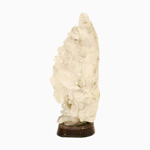 Rock Crystal on Wooden Base, 1850s