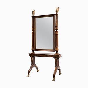 Specchio in stile imperiale, Italia, fine XIX secolo