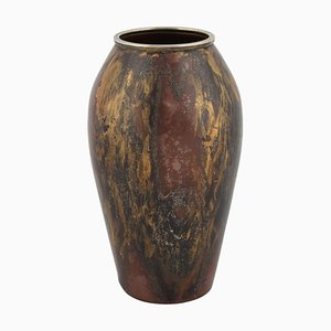 Vintage Art Deco Vase im Stil von Claudius Linossier