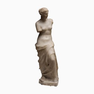 Sculpture de Marbre de Carrare de Venus de Milo, 1820s