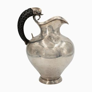 Vintage Silver Pitcher by Pasquale and Mariano Alignani, 1920-1940