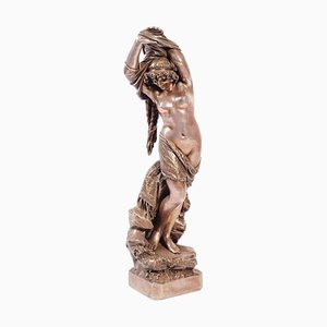 Escultura The Odalisque de bronce de Giuseppe Salvi, 1886