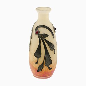 Vase Mini Art Nouveau de Muller Frères, France, 1910s