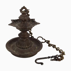 Sumatran Bronze Oil Lamp