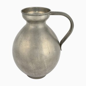 Vase Vintage en Étain avec Poignées par Harald Buchrucker, Allemagne, 1930s