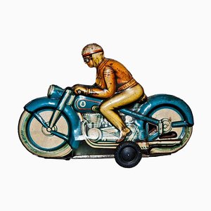 Vintage Motorcyclist Toy, anni '60