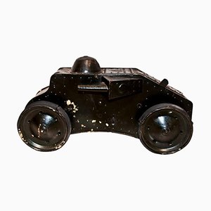 Furgoneta Military Triangulate Tank Tank vintage de juguete de Lines Bros Ltd., años 30
