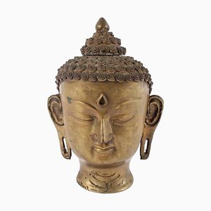 Cabeza de Buda india vintage