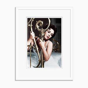Elizabeth Taylor Framed in White by Bettmann