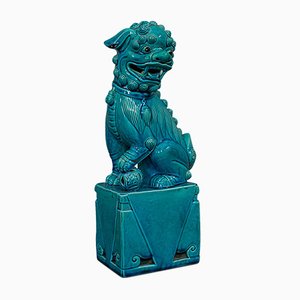 Vintage Oriental Ceramic Foo Dog Statue, 1950s