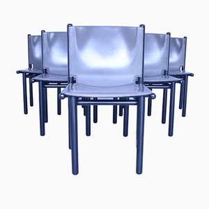 Caprile Esszimmerstühle von Gianfranco Frattini für Cassina, 1980er, 6er Set