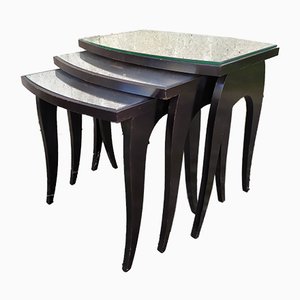 Art Deco Nesting Tables, 1930s, Set of 3