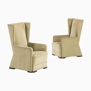 Set of Easy Chairs Attributed to Uno Åhrén or Björn Trägårdh by Svenskt Tenn, Sweden, 1930s
