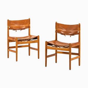 Set of Chairs by Børge Mogensen for Svenskt Fur, Sweden, 1950s