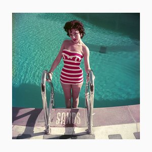 Imprimé Mara Lane Oversize C Blanc par Slim Aarons