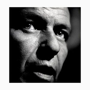 Impresión Giclee Frank Sinatra Archivada en negro de Allan Ballard