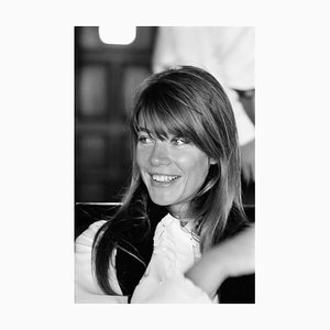 Francoise Hardy Archival Pigment Print Framed in Black by Giancarlo Botti