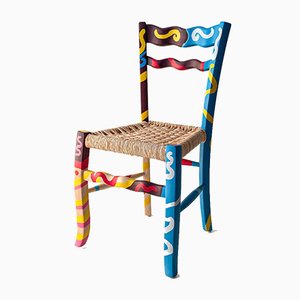 A Signurina - Sciacca Chair in Hand-Painted Ashwood by Antonio Aricò for MYOP