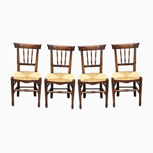 Rustic Dining Chairs, Set of 4