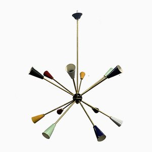 Sputnik Chandelier by Emil Stejnar for Orion Leuchten, 1950s Sputnik Chandelier by Emil Stejnar for Orion Leuchten, 1950s