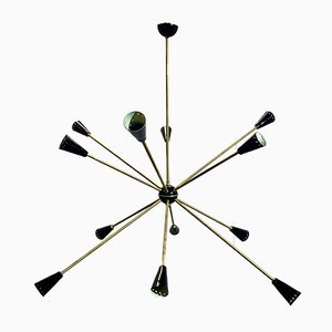 Sputnik Chandelier by Emil Stejnar for Orion Leuchten, 1950s Sputnik Chandelier by Emil Stejnar for Orion Leuchten, 1950s
