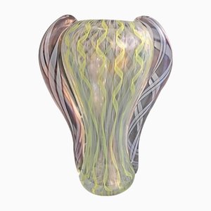 Vaso vintage in vetro di Murano di Franco Moretti, anni '70