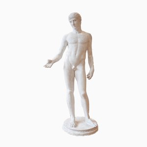 Estatua francesa Mid-Century de yeso