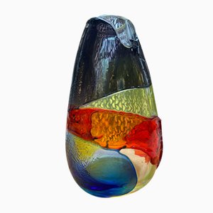 Vaso vintage multicolore di Salviati, anni '80