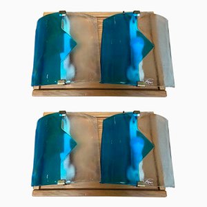 Lampade da tavolo vintage di Mazzega, set di 2