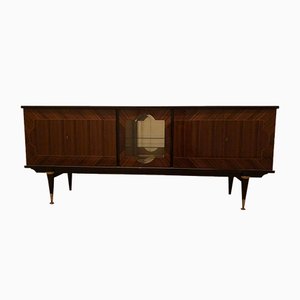 Credenza in palissandro intarsiato, anni '60