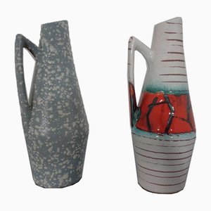 Vases en Céramique de Heinz Siery pour Scheurich, 1950s, Set de 2