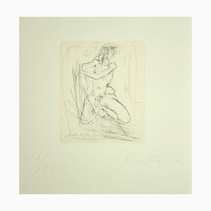 Gravure à l'Eau-Forte par Lucio Fontana - 1964