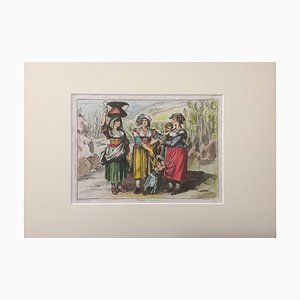 Donne Tirolesi - Original Radierung - 1809