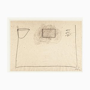 Ergänzung -Vintage Offset Print After Antoni Tàpies - 1982