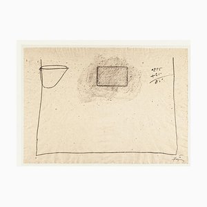 Impresión de offset vintage de Antoni Tàpies - 1982