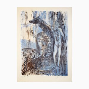 Orphée - Original Lithograph by Jeanne Esmein - 1967