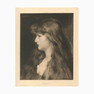 Sperata - Original Etching by F. Desmoulin - End of 19th Century