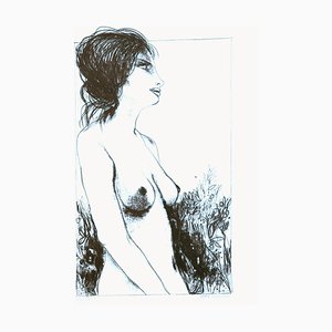 Lithographie Nude - 2 - Original par Carlo Marcantonio - 1970