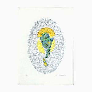 Peacock - Original Lithograph by Mario Padovan - 1970s 1970s