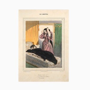 Les Lorettes - Original Lithograph by Paul Gavarni - 1841 1841
