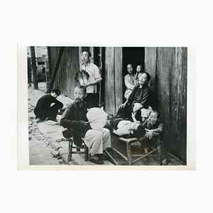 Personnes à évacuer dans Hankou - Photo Vintage 1938 1938