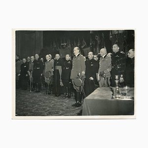 Graziani during an Official Ceremony - Vintage Photo 1935 1935