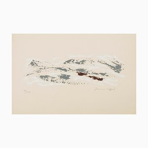 Composición abstracta - Serigrafía original sobre cartón - 1958 1958