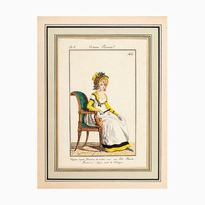 Costume Parisien - Model n. 48 - From Modes et Manières du jour à Paris... Early 19th Century