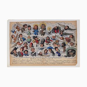 Litografia Le Paradis originale di E. Lavrate, metà XIX secolo