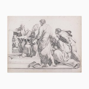 Biblia Epistolae - Original Lithograph by French Master 19th Century 19th Century